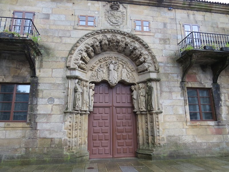 Santiago de Compostela Façade of the Colegio de San Jerónimo