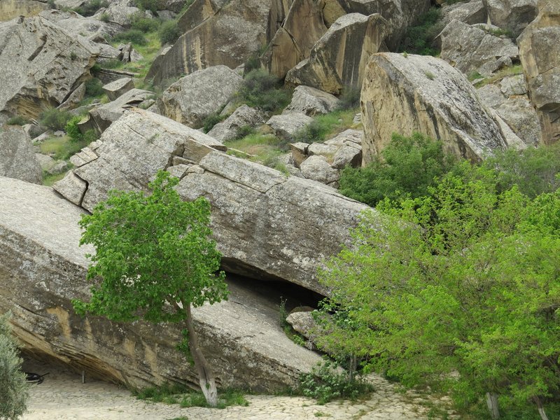 The rocks of Gobustan