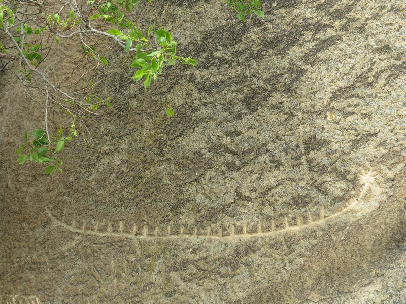 Gobustan Rock Art - a ship