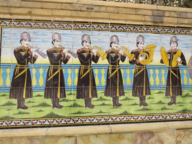 Golestan Palace Exterior tile-work