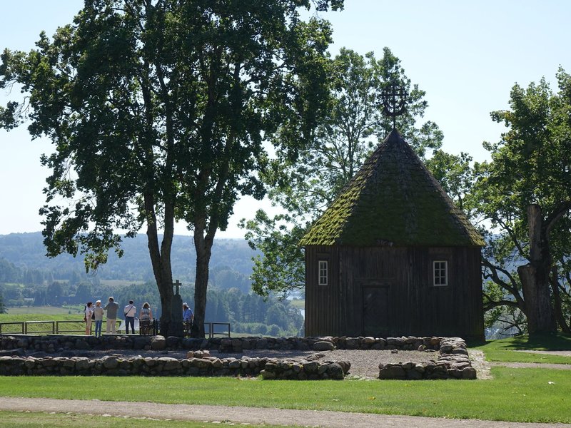 Wooden chapel at Kernave