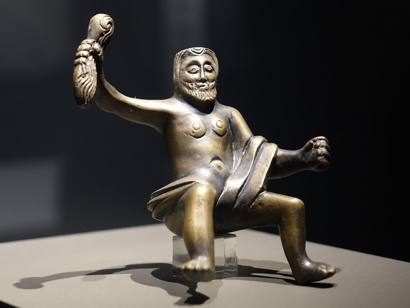 Kernave: pagan sculpture shown at the museum