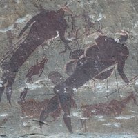 Drakensberg Giants Castle rock art