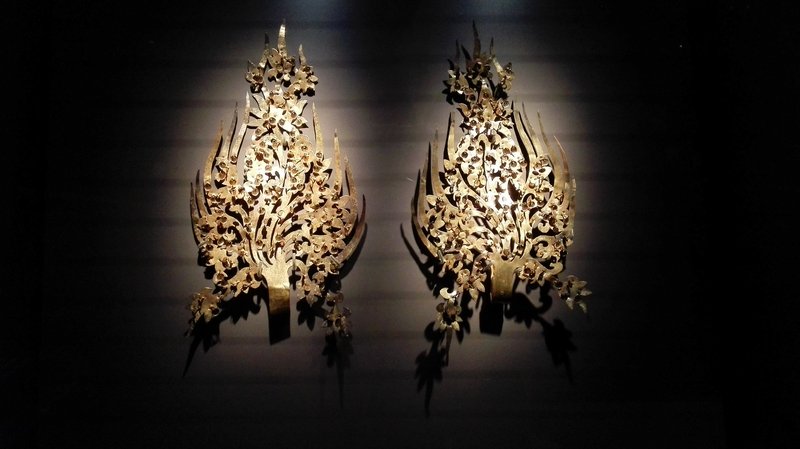 Baekje crown ornaments in National Museum