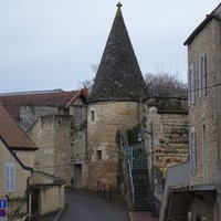 Burgundy - Part of the old ramparts of Beaune