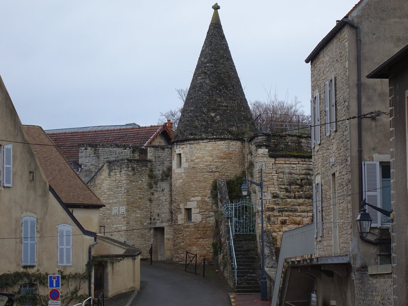 Burgundy - Part of the old ramparts of Beaune