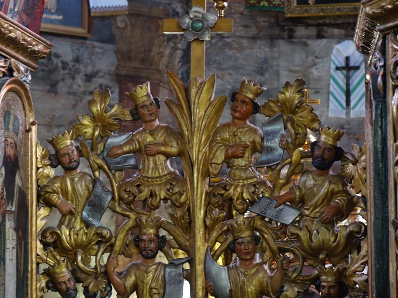 Iconostasis at Tserkva of Zhovkva