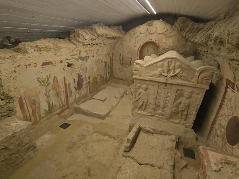Burial Chamber under the Okereszteny Mauzoleum Visitor Centre