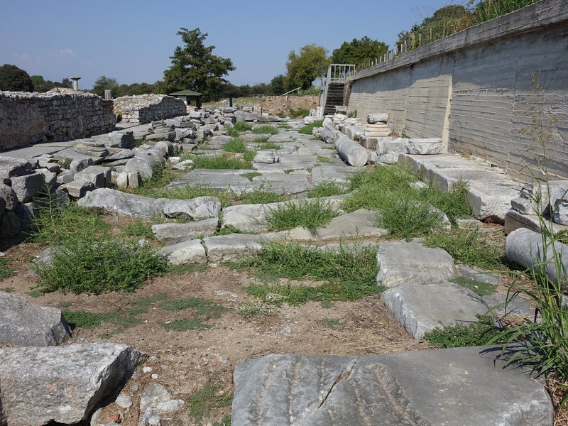Part of the Via Egnatia, Philippi