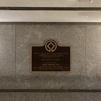 Plaque Statue of Liberty