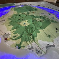 Scale model of Pitons of Reunion