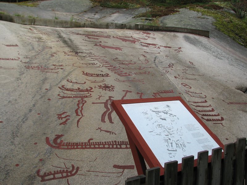 Rock Carvings in Tanum by Els Slots