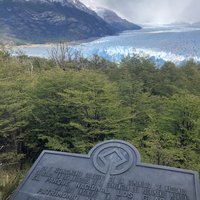 Plaque of Los Glaciares (Perito Moreno glacier)