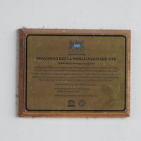 Plaque Okavango Delta