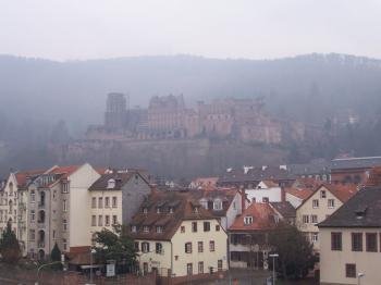 Heidelberg, town and castle by Ian Cade