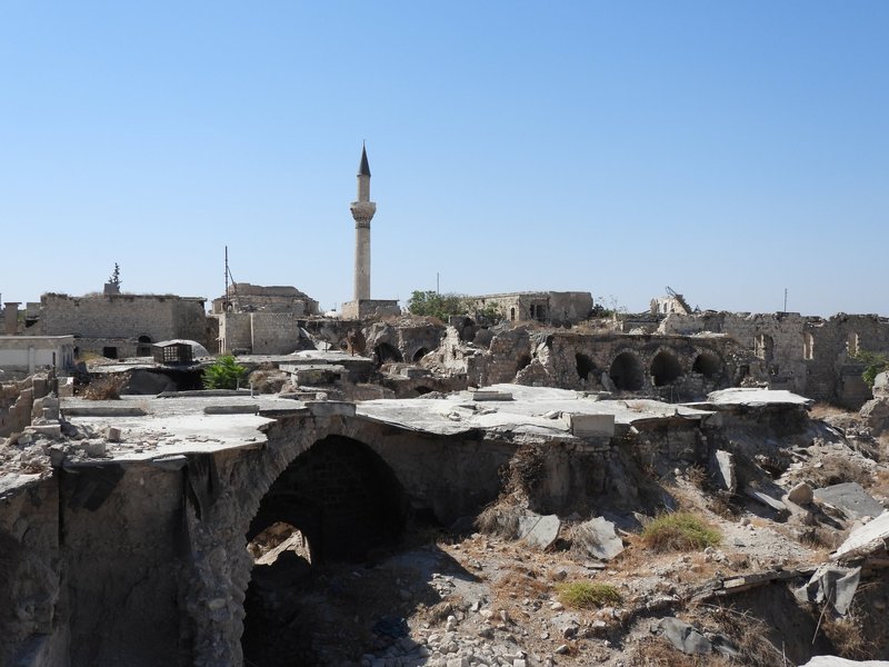 Aleppo in ruins