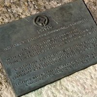Plaque in front of the Royal Saltworks of Arc-et-Senans