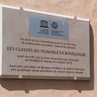 Plaque of Burgundy in Beaune
