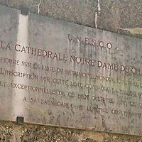Plaque of Chartres Cathedral