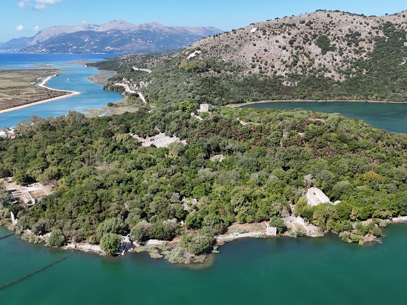 Aerial view of Butrint