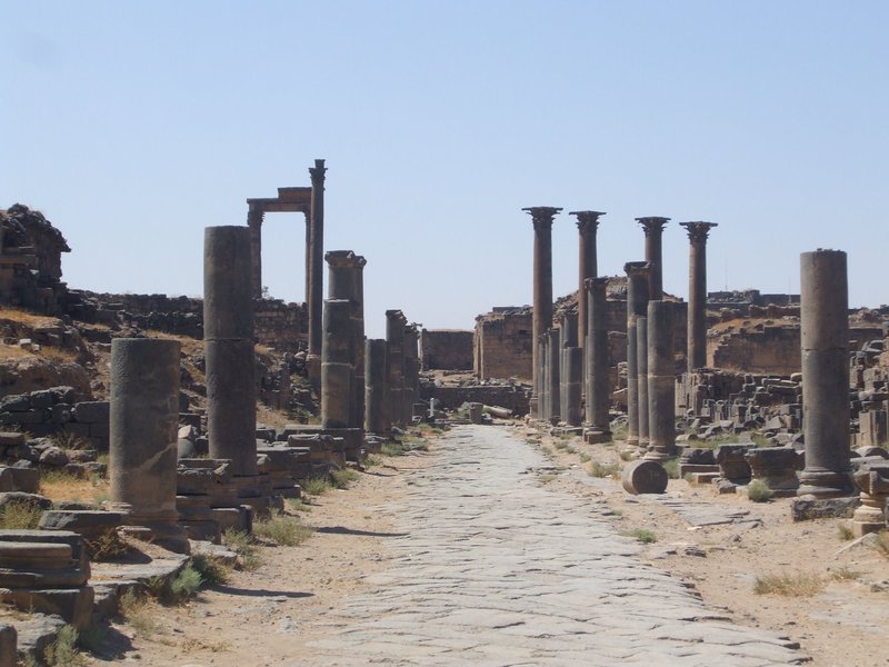 A street in Bosra, 2009