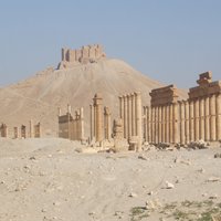 View along Palmyra to the Castle