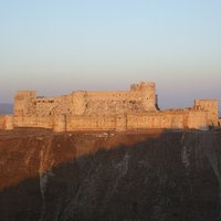 Crac des Chevaliers at Sunset