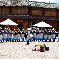 Naxi traditional dress Lijiang