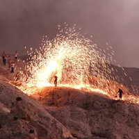 Feast of the Cross celebrations in Maaloula