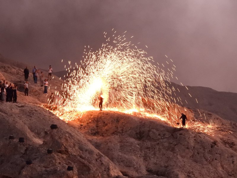 Feast of the Cross celebrations in Maaloula
