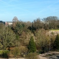 Fort Hoofddijk in the Botanical Gardens of Utrecht University (Dutch Water Defence Lines)