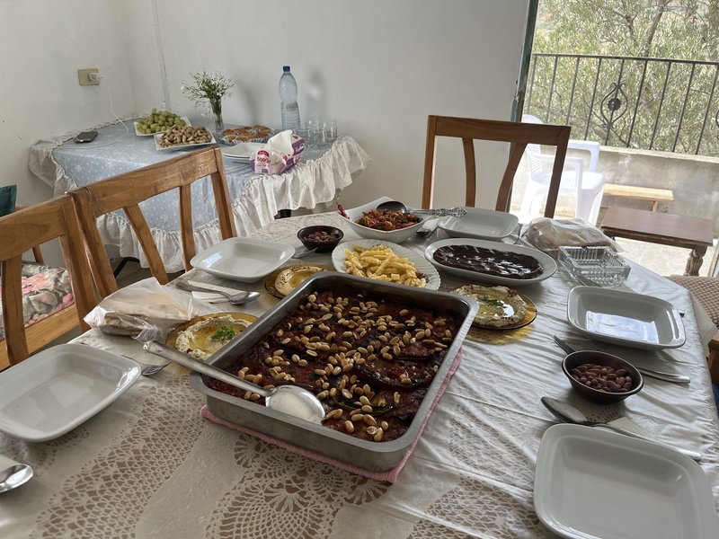 Lunch with a Maronite family in the mountains