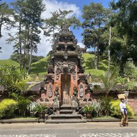 Gate at Pura Tirta Empul, Bali