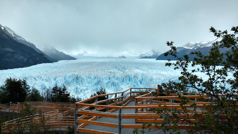 Perito Moreno Glacier from the view point.