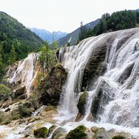 Jiuzhaigou Pearl Shoal Waterfall