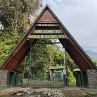 Rwenzori national park gate