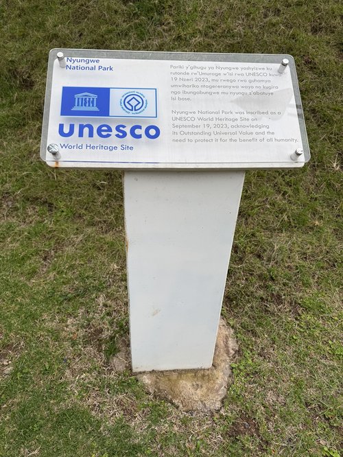 Nyungwe unesco sign