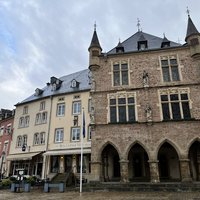 La ville et l'abbaye d'Echternach