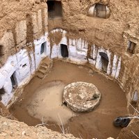 Habitat troglodytique et le monde des ksour du Sud