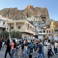 Procession of the Cross in Maaloula