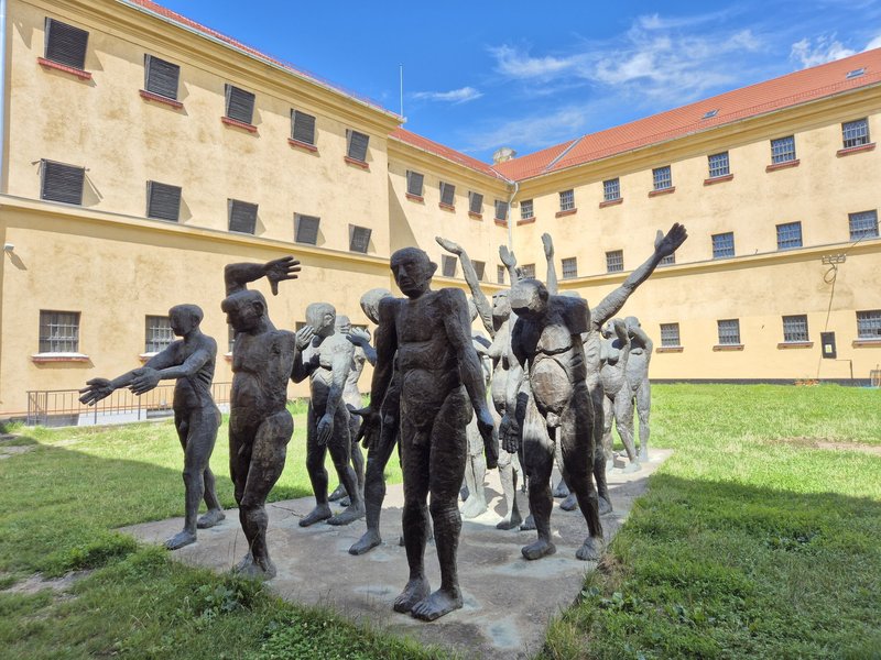 Courtyard of the former prison in Sighetu M.