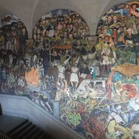 Epopeya del Pueblo Mexicano by Diego Rivera, Palacio Nacional de México, Mexico City and Xochimilco