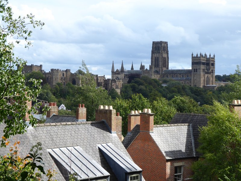 The view of the castle & cathedral from near the train station