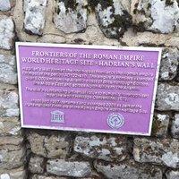 Plaque at Housesteads Museum - Frontiers of the Roman Empire