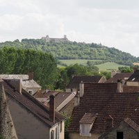 The basilica seen from Asquins
