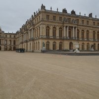 Rear facade of the Palace of Versailles