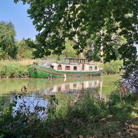 Barge on the canal