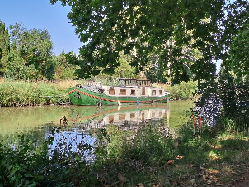Barge on the canal