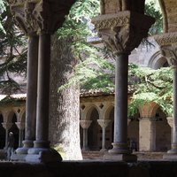The cloister of the abbey church of Moissac