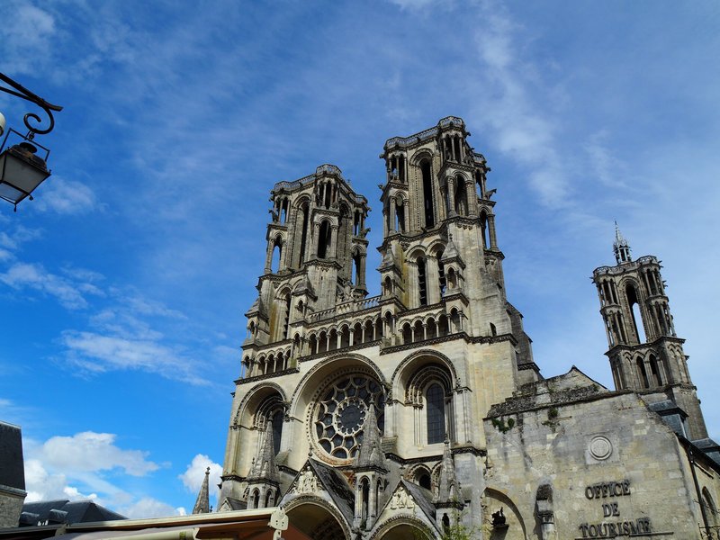 The main facade of the cathedral
